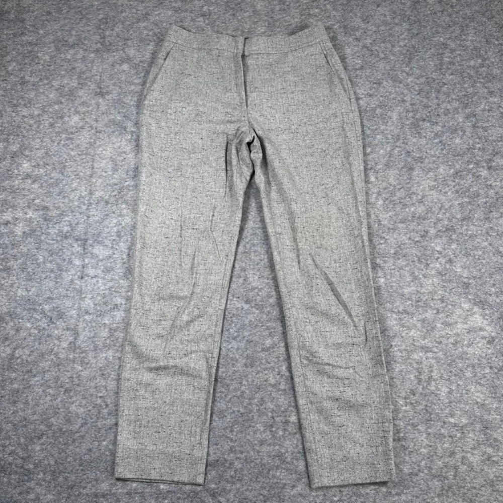 COS Trousers Grey Textured Tailored Slim Fit Dress Pants Women 6